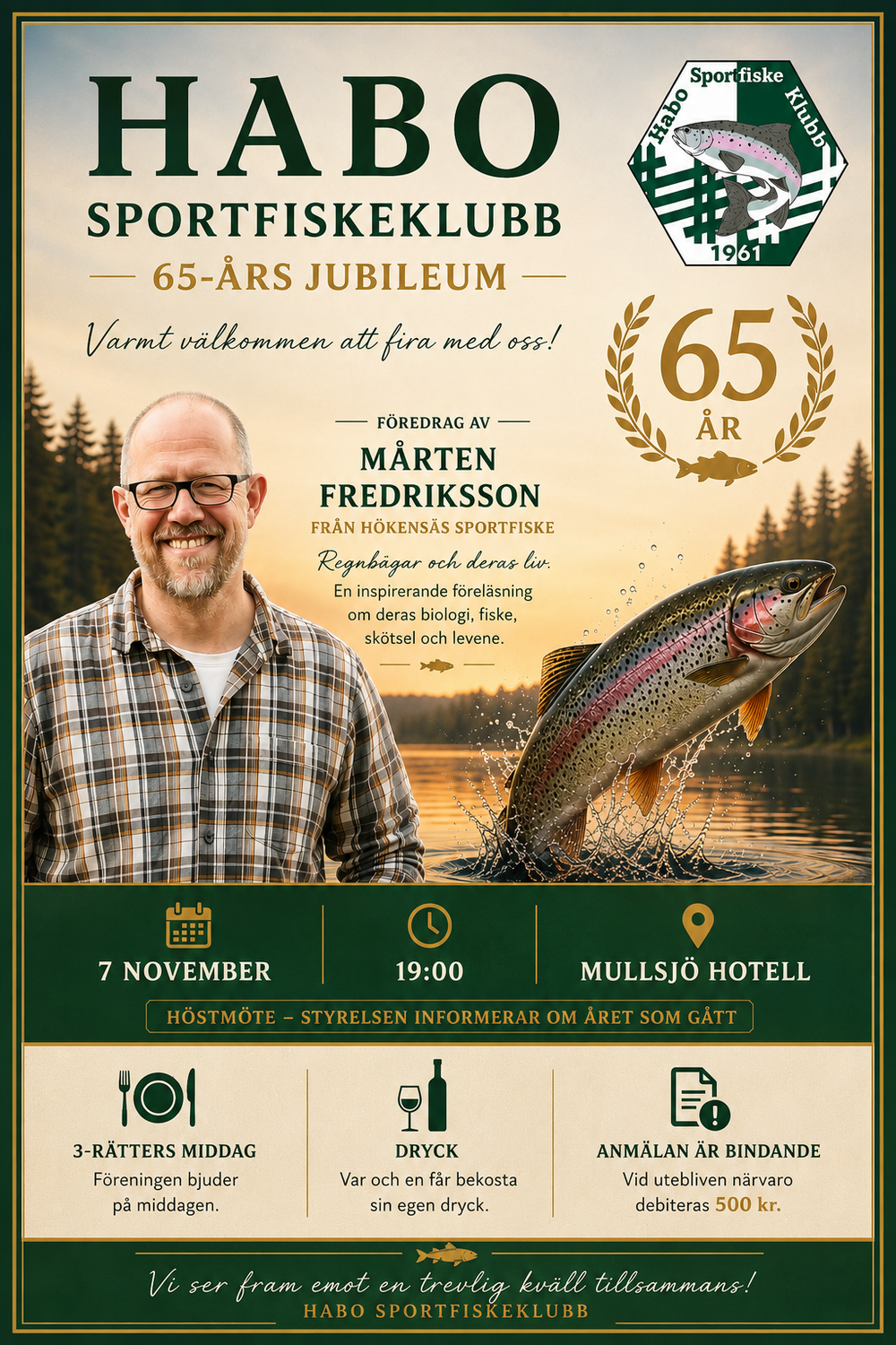 Habo Sportfiskeklubb 65år